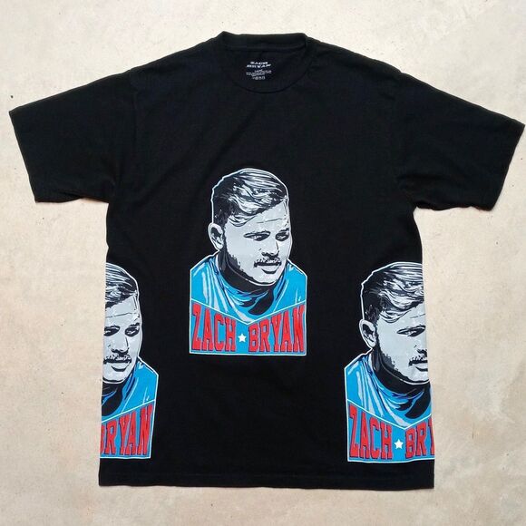 Zach Bryan All Over Print Country Music Concert Tour T-shirt - Size Large - Picture 1 of 6